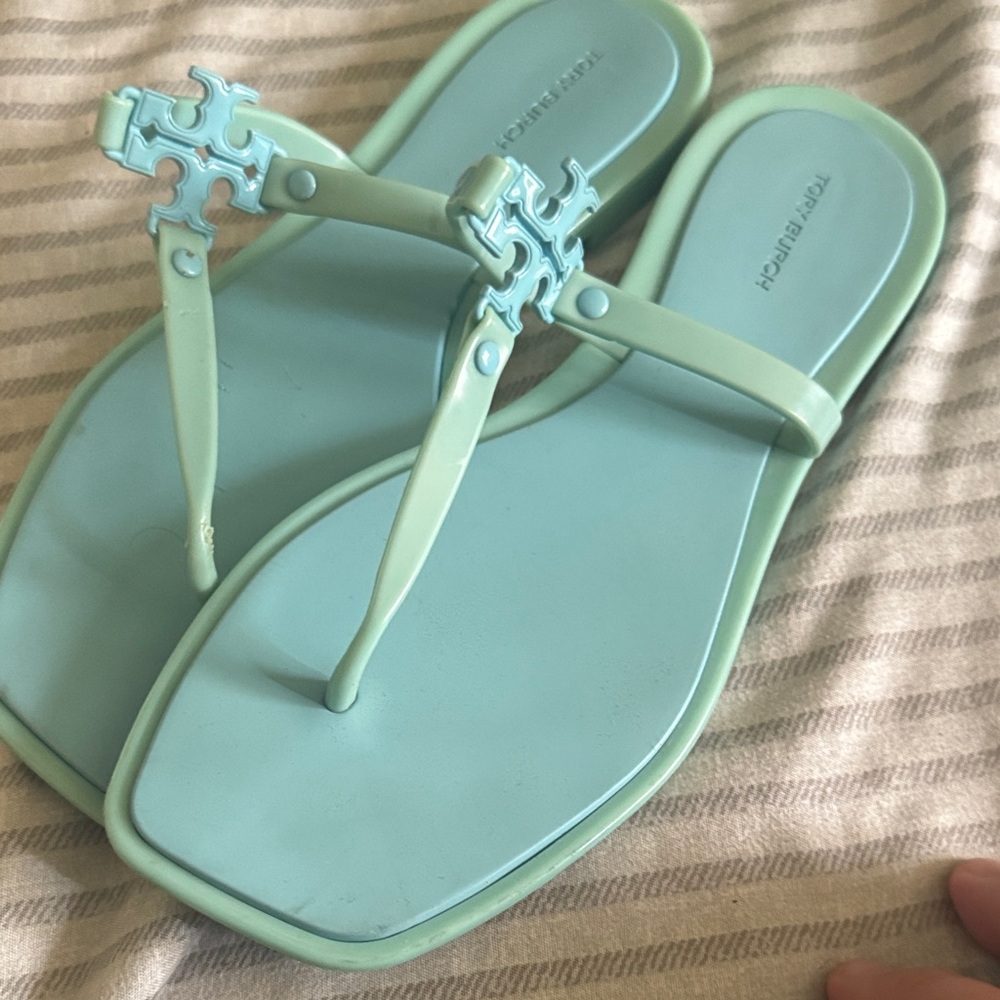 Tory Burch Light Blue Sandals